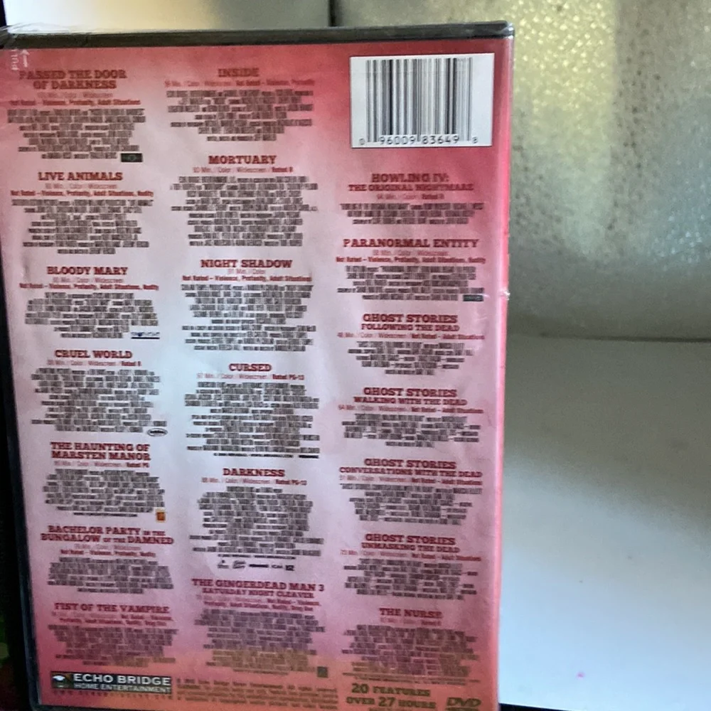 20film Horror Set volume one Unopened still sealed from Walmart